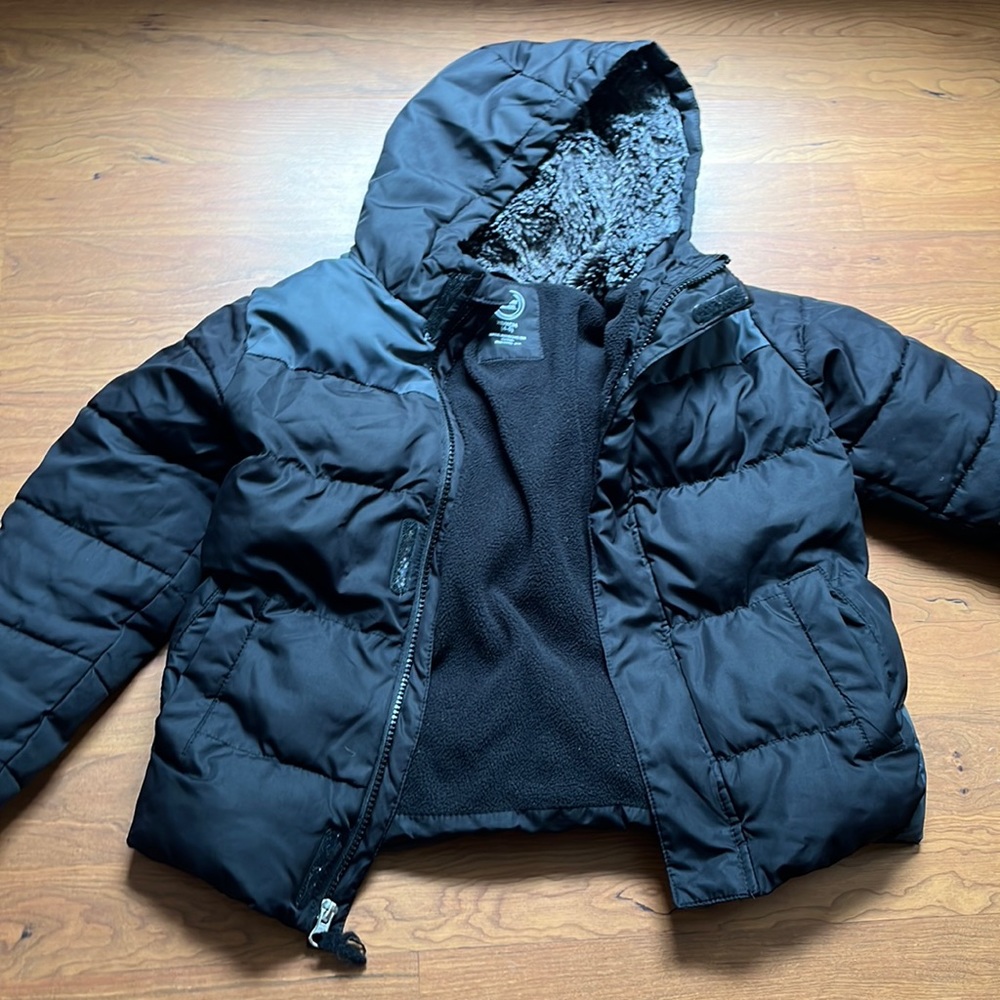 Black Wonder Nation Heavy Coat 4-5